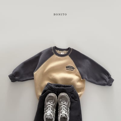 Bonito54｜(75cm-125cm) 撞色休閒上衣6