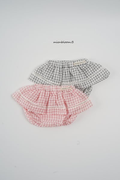 Bloom.b37｜(55cm-118cm) 格紋褲裙4