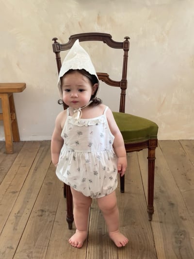 JE54｜(66-100cm) 清新碎花細肩包屁衣/套裝11