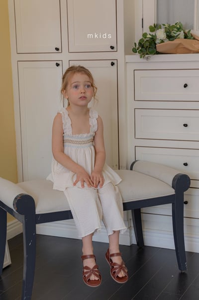 M-KIDS20｜(65-115cm) 荷葉抓皺滾邊套裝20