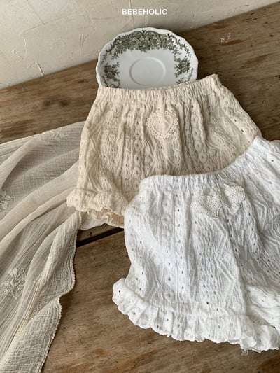 Bebe holic07｜(3m-18m) 可愛荷葉邊褲4