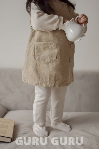 GURU GURU24｜(6m-24m) 2色燈芯絨口袋背心佯裝15