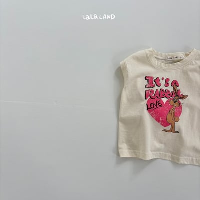 lala land56｜(75-120cm) 2色美式小兔印花背心22