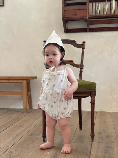 JE54｜(66-100cm) 清新碎花細肩包屁衣/套裝10