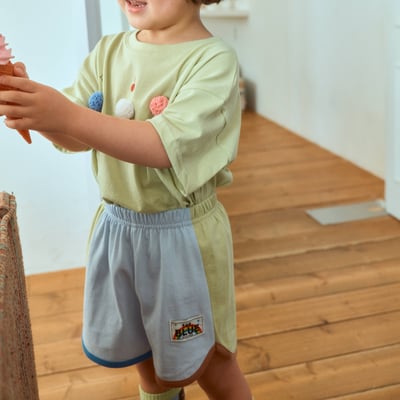 1st blue20｜(~93-118cm) 繽紛配色短褲3