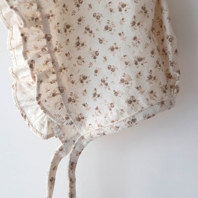 LEMONADE31｜(55cm-85cm) 2色碎花荷葉縮口袖包屁衣含帽子14