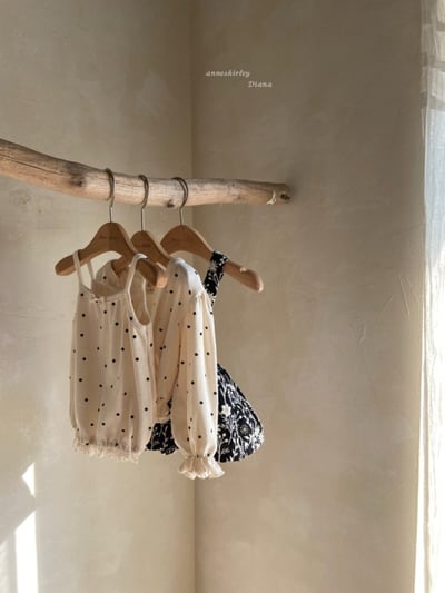 Anne Shirley24｜(3m-24m) 2色細肩碎花/波點開襟外套4