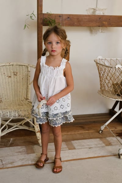 FLO09｜(75-140) 花朵蕾絲蛋糕裙17