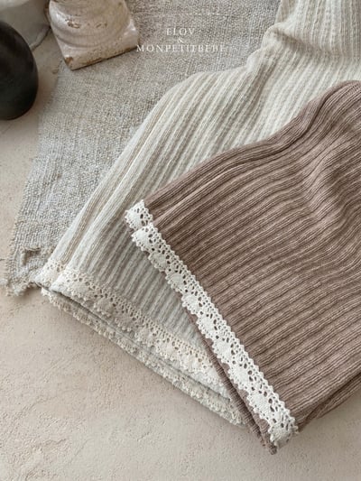 Monpetitbebe14｜(70cm-110cm) 燈芯絨蕾絲微寬褲17