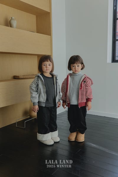 lala land63｜(75cm-120cm) 2色條紋連帽外套10