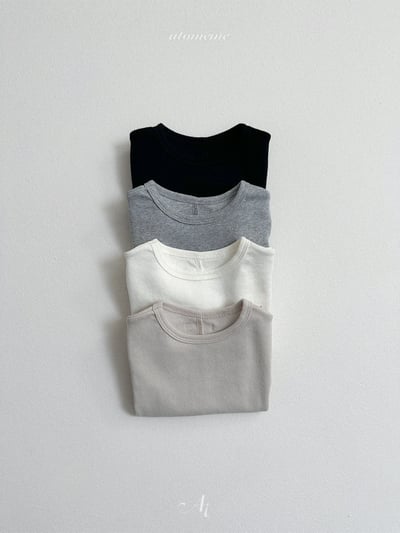 Atomeme04｜(70-110) 素面壓線上衣6