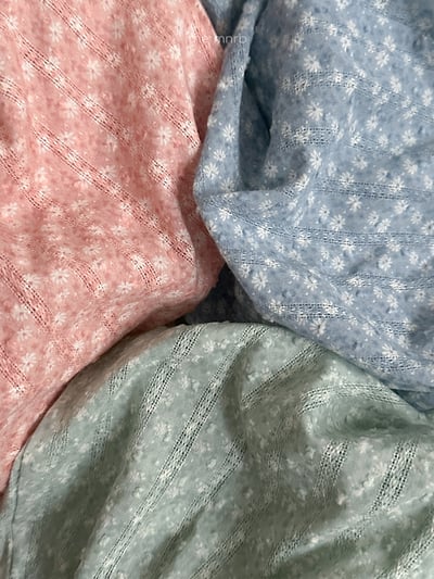 MiniRobe04｜(70-110) 雪花印花縮口長褲2