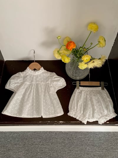 JE40｜(80-120cm) 刺繡小花套裝22