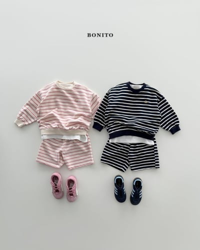 Bonito57｜(75cm-125cm) 2色瑪德琳三件套裝2
