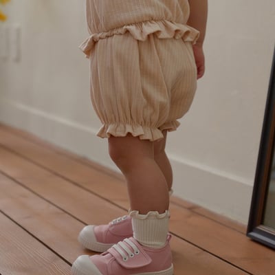 bebe nine21  (6m-24m) 3色荷葉束腰花套裝14