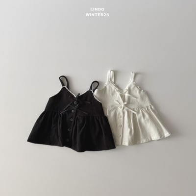 Lindo47｜(80cm-125cm) 荷葉邊肩帶背心11