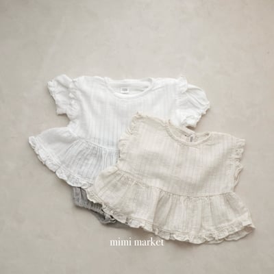 mimi market27 (75-90cm)  荷葉娃娃裝上衣3