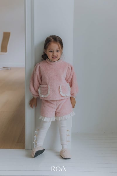 ROA06｜(80cm-120cm) 2色口袋造型素色絨毛套裝10