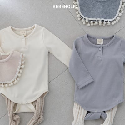 Bebe holic44｜(3m-18m) 基本款素面包屁衣10