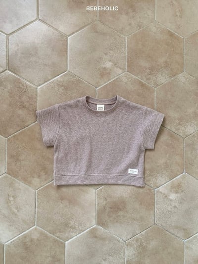 Bebe holic46｜(3m-18m) 素色小標上衣10