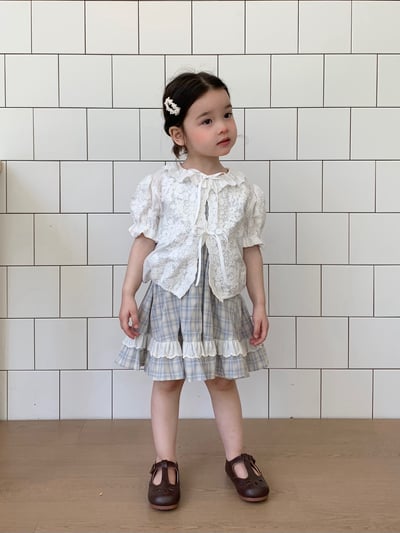 JE27｜(66-120cm) 學院格紋吊帶包屁衣/洋裝3