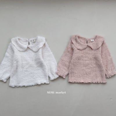 mimi market14 (65-85cm)  絨毛木耳邊上衣1