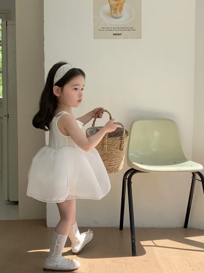 JE38｜(66-120cm) 無袖蕾絲花邊包屁衣/洋裝10