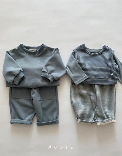 AOSTA08｜(6m-5y) 日常壓線休閒上衣20