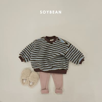 Soybean04｜(75cm-118cm) 素面內刷毛緊身褲7
