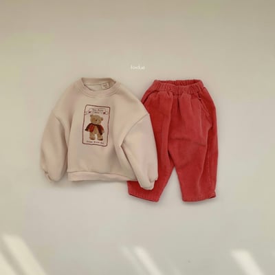 Fondue 18｜(75cm-120cm)  明信片小熊上衣4