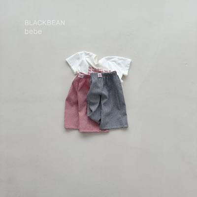 BEAN16｜(65-120cm) 透氣格紋長褲3