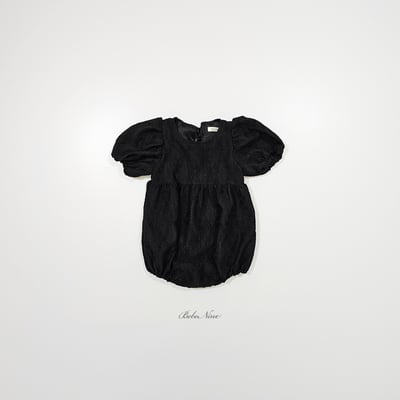 bebe nine27  (6m-24m) 2色緞帶蝴蝶結包屁衣3