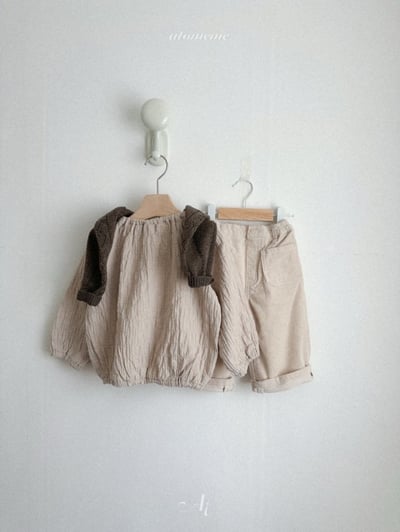 Atomeme22｜(70cm-110cm) 抓皺寬鬆上衣10