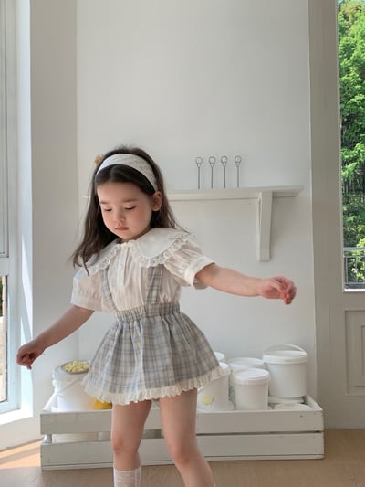 JE27｜(66-120cm) 學院格紋吊帶包屁衣/洋裝18