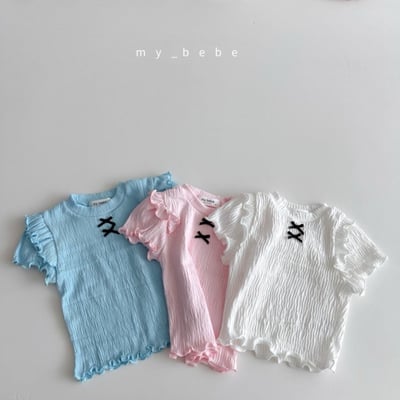 my_bebe35｜(80-120cm) 荷葉層次邊上衣18