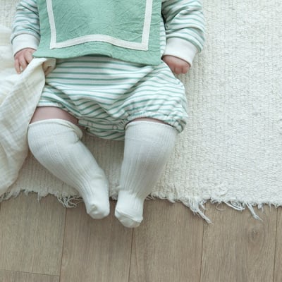 LEMONADE28｜(55cm-85cm) 2色條紋棉質包屁衣含帽子圍兜16