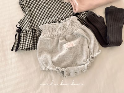 Valubebe57｜(65-80) 捲邊透氣燈籠褲7