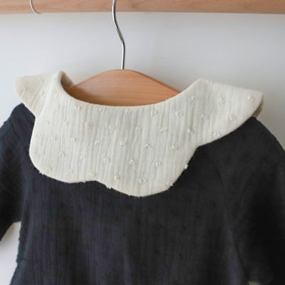 LEMONADE02｜(55cm-85cm) 2色花瓣領包屁衣含帽子23