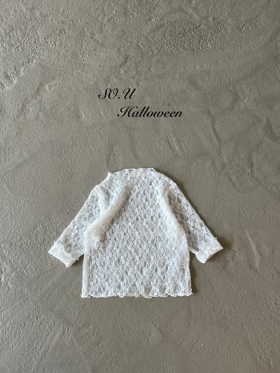 SO.U20｜(12m-M)  蕾絲木耳邊上衣3