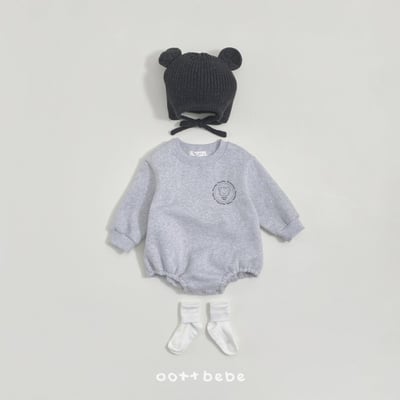 Oottbebe19｜(0m-12m) 棉質熊熊印花包屁衣15