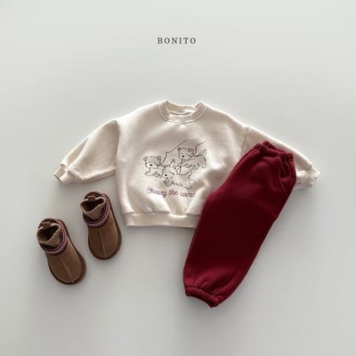 Bonito12｜(75cm-125cm) 小狗印花休閒上衣13