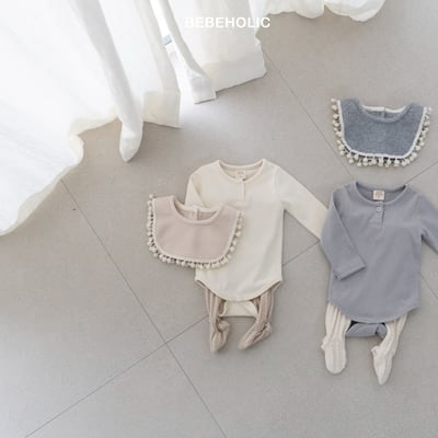 Bebe holic44｜(3m-18m) 基本款素面包屁衣16