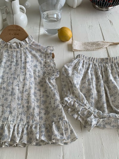 JE47｜(73-100cm) 無袖碎花套裝19