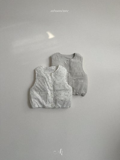 Atomeme40｜(70-110) 印花鋪棉背心4