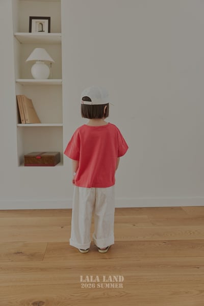 lala land68｜(75-120cm) 2色反摺直筒長褲2