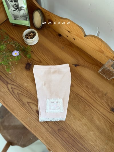 Marron15｜(1y-6y) 蕾絲邊內搭緊身褲8