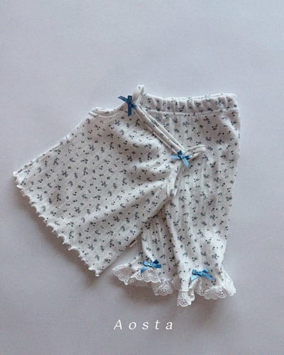 AOSTA39｜(6m-5y) 3款山茶花蕾絲邊褲19