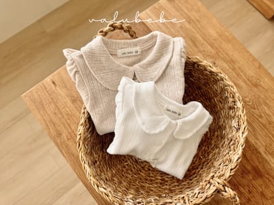 Valubebe 63｜(65-90cm) 翻領泡泡袖上衣6