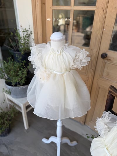 Marron05｜(3m-18m 1y-6y) 玫瑰花公主包屁衣/洋裝8