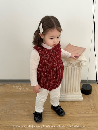 JE 422｜(100-110cm)  白素色打底褲（含襪套）8